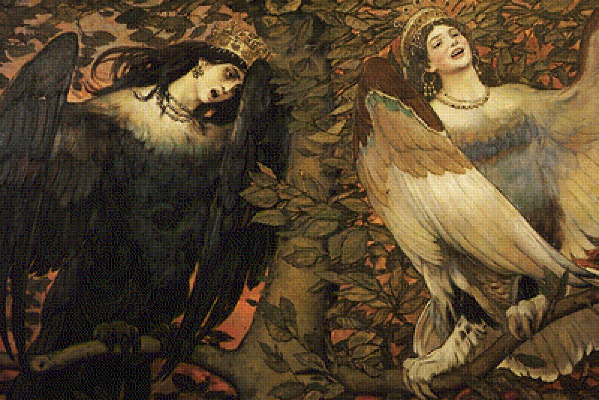 птицы Гамаюн - картины художников - предпросмотр