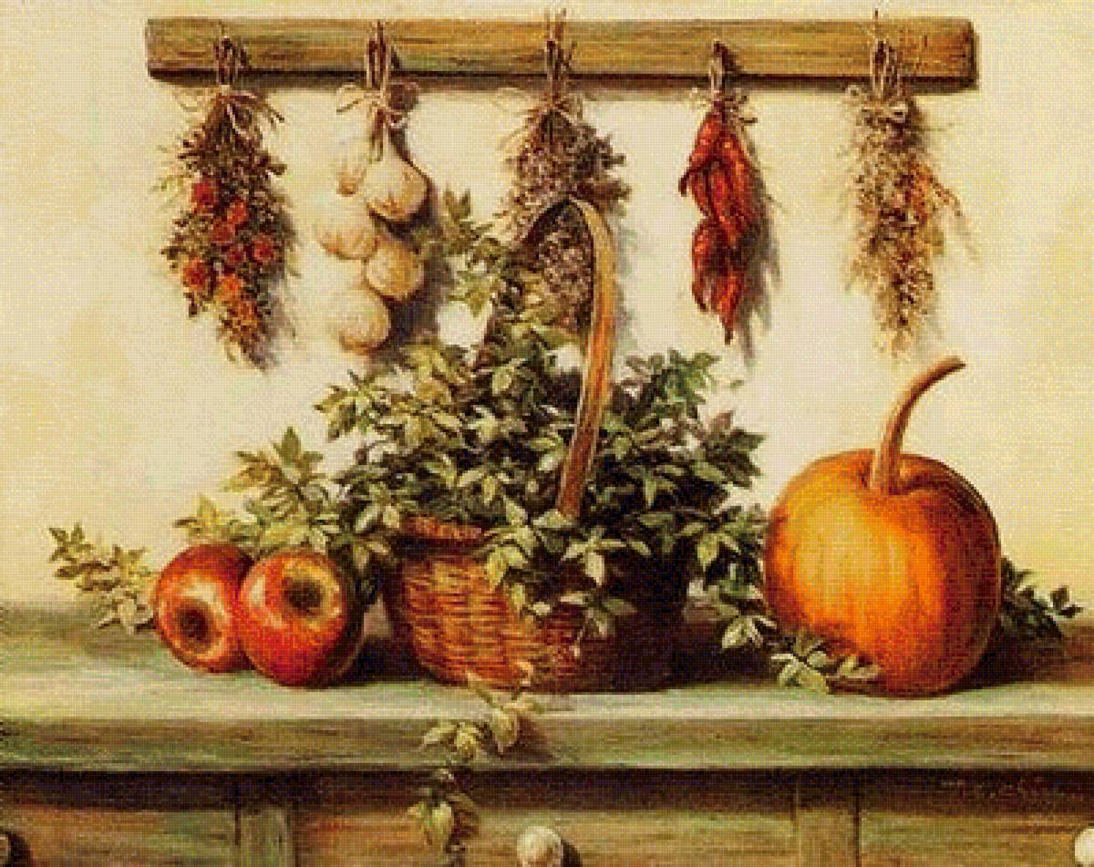 натюрморт для кухни - живопись, картина, натюрморт - предпросмотр