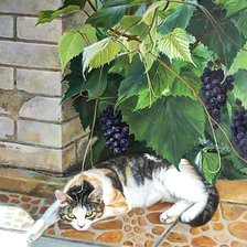 Схема вышивки «Худ. Савченко Алёна. На даче.»