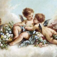 Схема вышивки «Ангелочки»