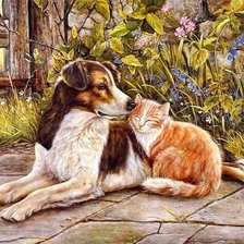 Схема вышивки «крепкая дружба»