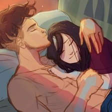 Схема вышивки «пара»