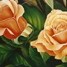 Схема вышивки «розы»