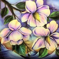 Схема вышивки «Цветущая ветка»