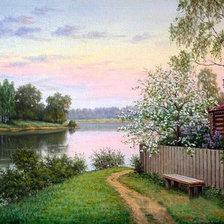 Схема вышивки «милый дом»