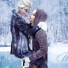 Схема вышивки «эльза и джек»