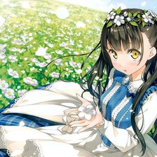 Схема вышивки «Девушка»