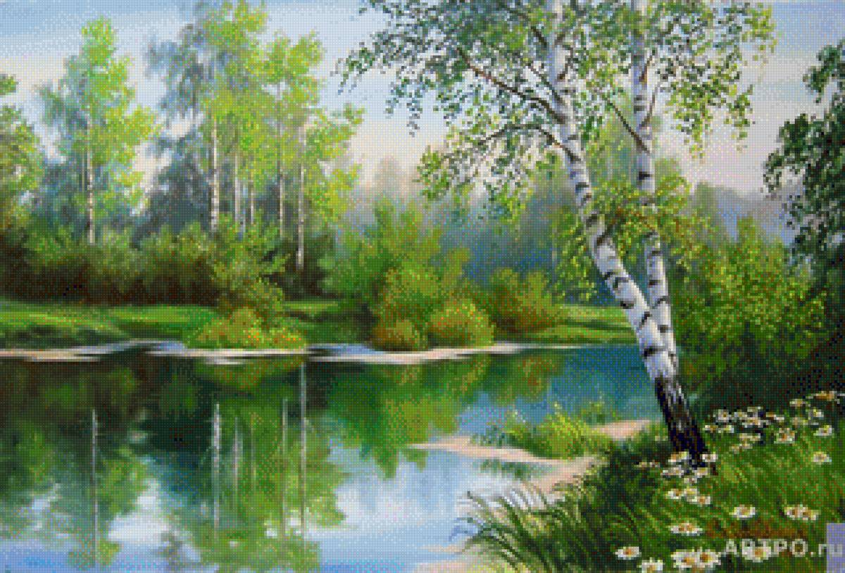 Лето - лето озеро - предпросмотр