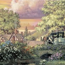 Схема вышивки «Карета»