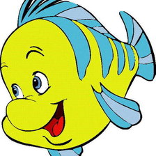 Схема вышивки «рыбка»