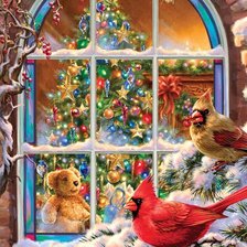 Схема вышивки «Новогодняя»