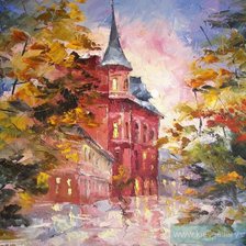 Схема вышивки «город»