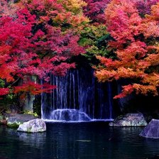 Схема вышивки «японский сад»