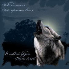 Схема вышивки «Волк»