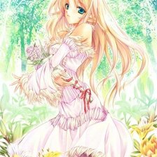 Схема вышивки «Девушка»