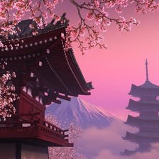 Схема вышивки «Пагоды»