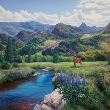 Схема вышивки «природная красота»