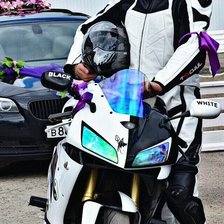 Схема вышивки «Байкер»