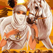 Схема вышивки «Восток»