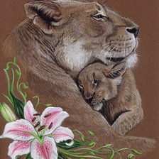 Схема вышивки «мамина нежность»