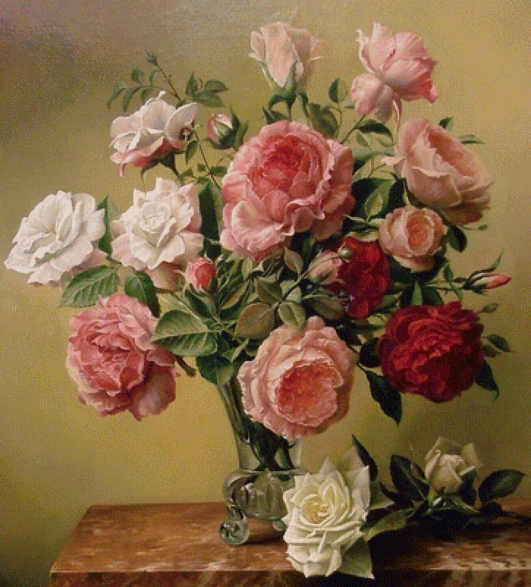 Розы - розы, цветы, натюрморт - предпросмотр