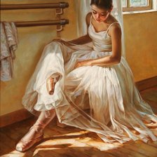 Схема вышивки «Балерина»