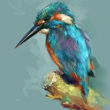 Схема вышивки «птенец»