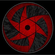 Схема вышивки «Шаринган 2»