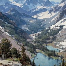 Схема вышивки «природа»