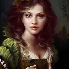 Схема вышивки «волшебница»