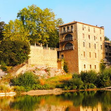 Схема вышивки «пон-дю-гар»