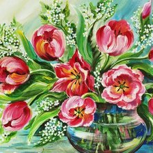 Схема вышивки «Букет»