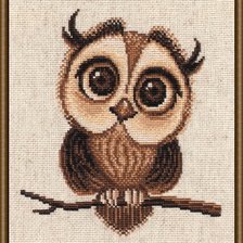 Схема вышивки «Сова»