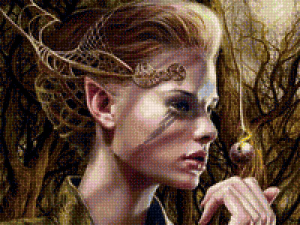 Эльфийка - фэнтези - предпросмотр