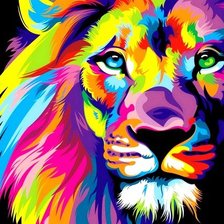 Схема вышивки «Лев»