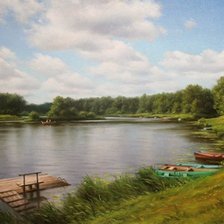 Схема вышивки «Пейзаж»