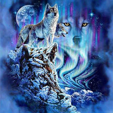 Схема вышивки «Стая»