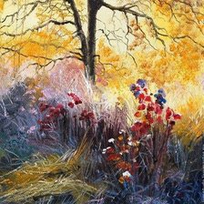 Схема вышивки «природа»