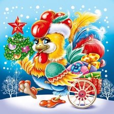 Схема вышивки «символ года»