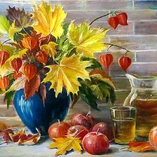 Схема вышивки «осенний натюрморт»