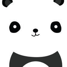 Схема вышивки «Мишка Панда»