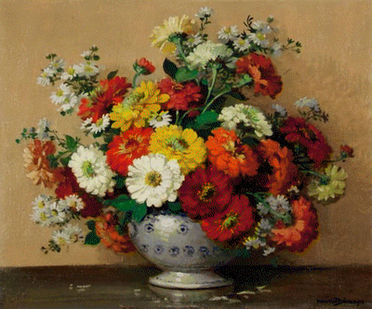 цветы в вазе - ваза, цветы, картины - предпросмотр