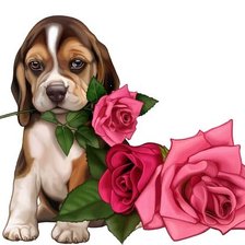 Схема вышивки «цветы для тебя»