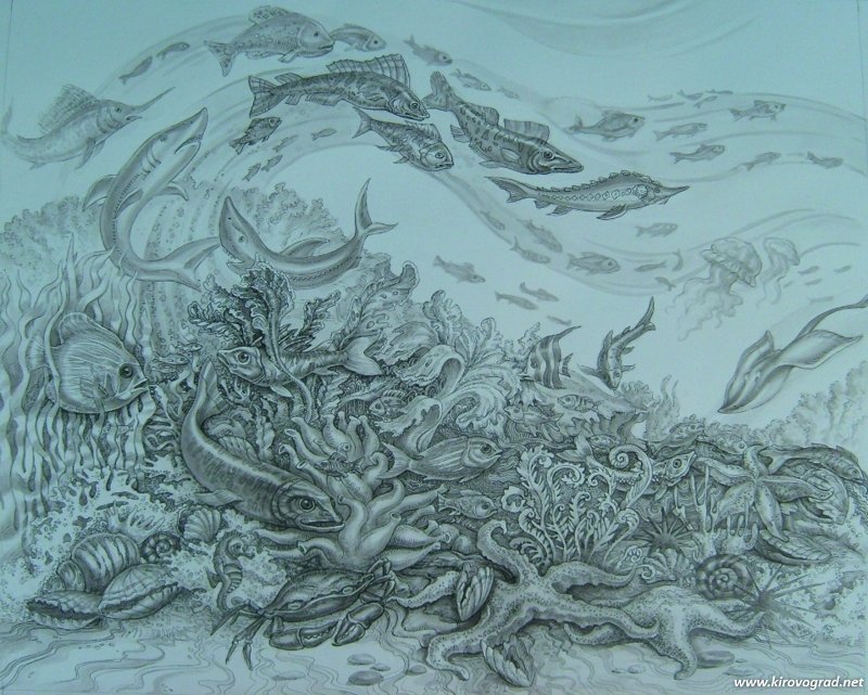 Морское дно - море - оригинал