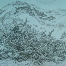 Схема вышивки «Морское дно»