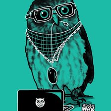 Схема вышивки «Сова С Мышью»