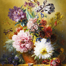 Схема вышивки «Цветы 01»