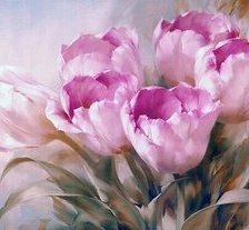 Схема вышивки «Тюльпаны»