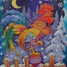 Схема вышивки «петушок»