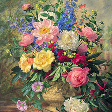 Схема вышивки «Цветы 07»